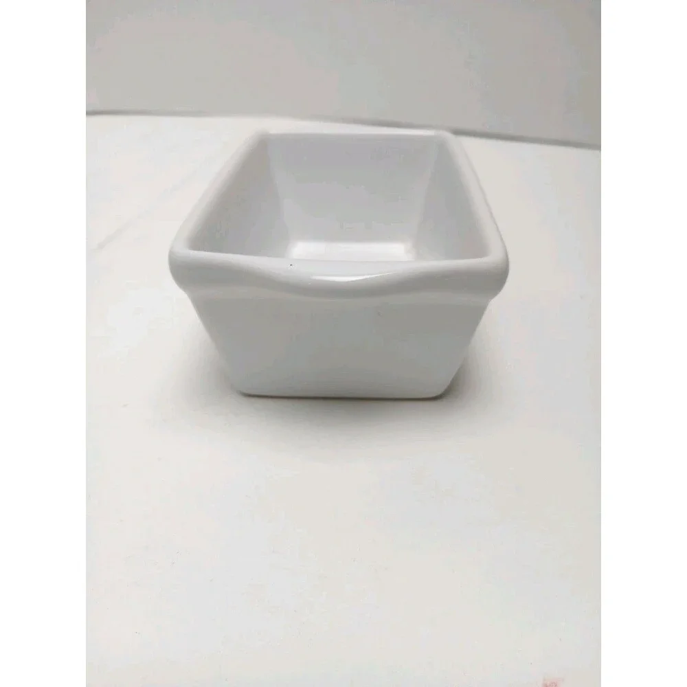 Michael’s Stoneware Christmas White Ceramic Happy Holidays Mini Loaf Pan Ginger